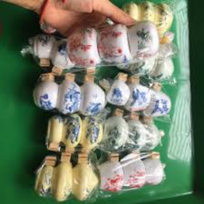 Cóng Chim Khuyên Chất Liệu Gốm Sứ Cao Cấp Hoạ Tiết Cực Đẹp - đủ bộ 5 món