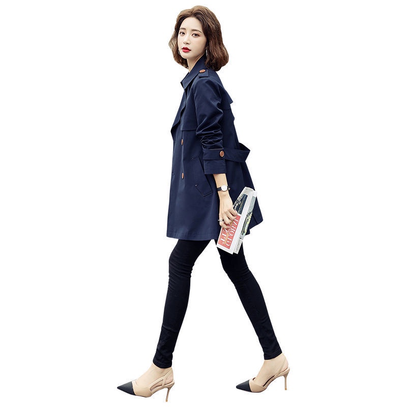 Áo Khoác Dáng Dài Phong Cách Anh Quốc Thời Trang Mùa Thu 2022 Mới