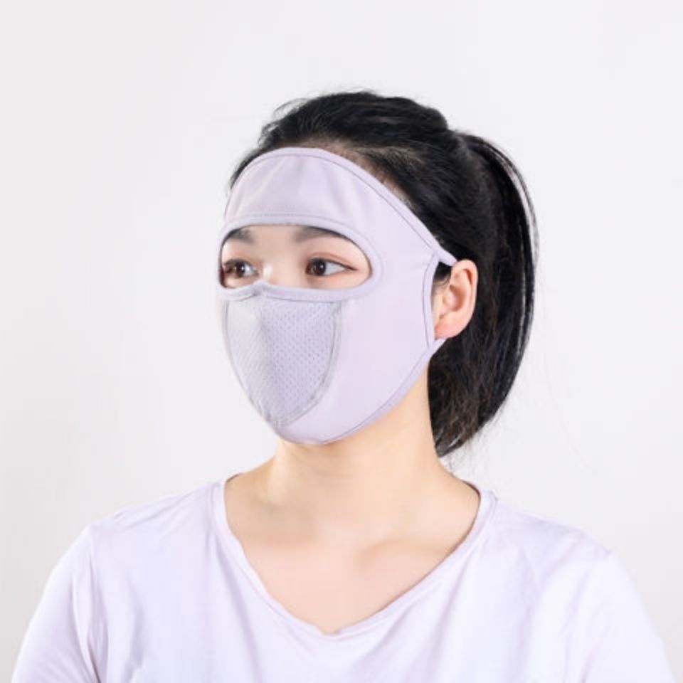 Four Seasons dustproof sun-proof ultraviolet-proof breathable mask thin ice silk summer face mask