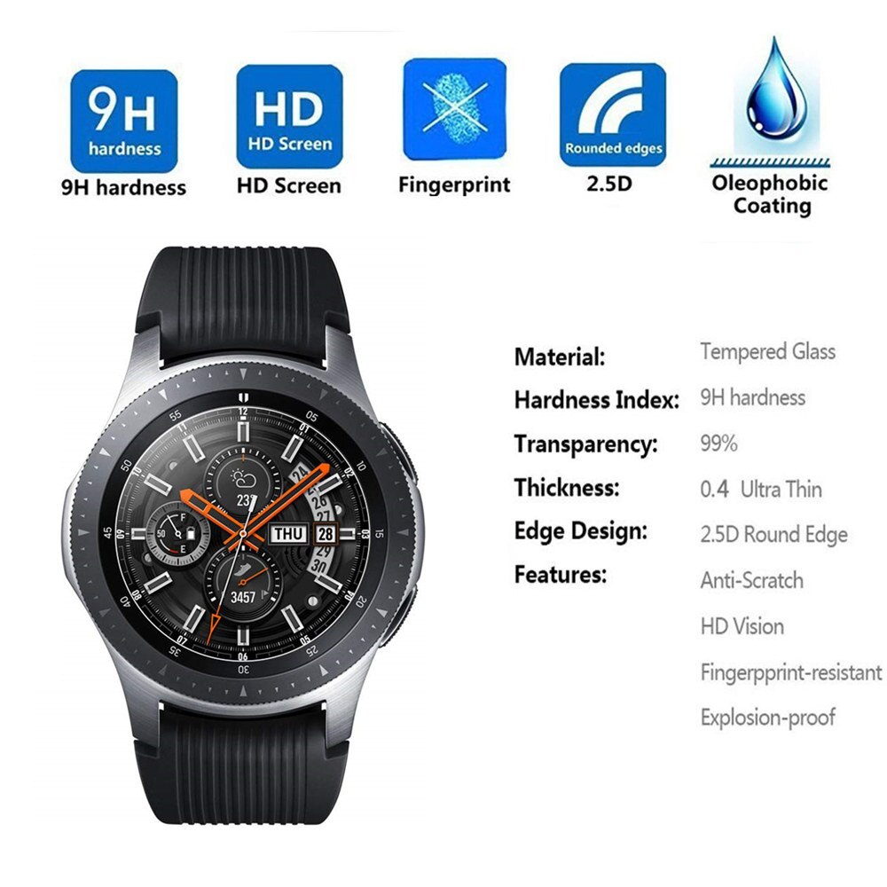 Kính Cường Lực Bảo Vệ Màn Hình Đồng Hồ Thông Minh Samsung Gear S3 Frontier / S2 / 3 42 46 mm 46mm / 42mm