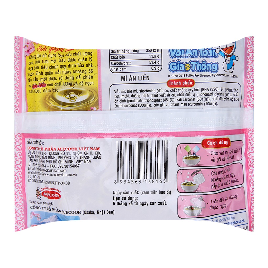 mì hảo hảo tôm chua cay 75g 1 block 5 gói | BigBuy360 - bigbuy360.vn