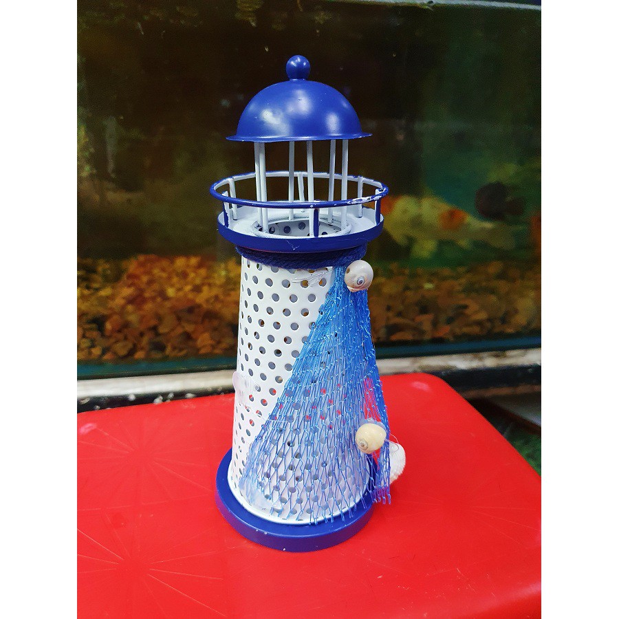 NGỌN HẢI ĐĂNG TRANG TRÍ HỒ CÁ NHÀ CỬA CAO 19CM