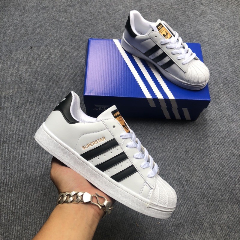 [Tặng hộp ,lọ tẩy giầy và dây giầy ]giày thể thao sò tem vàng nam nữ | BigBuy360 - bigbuy360.vn