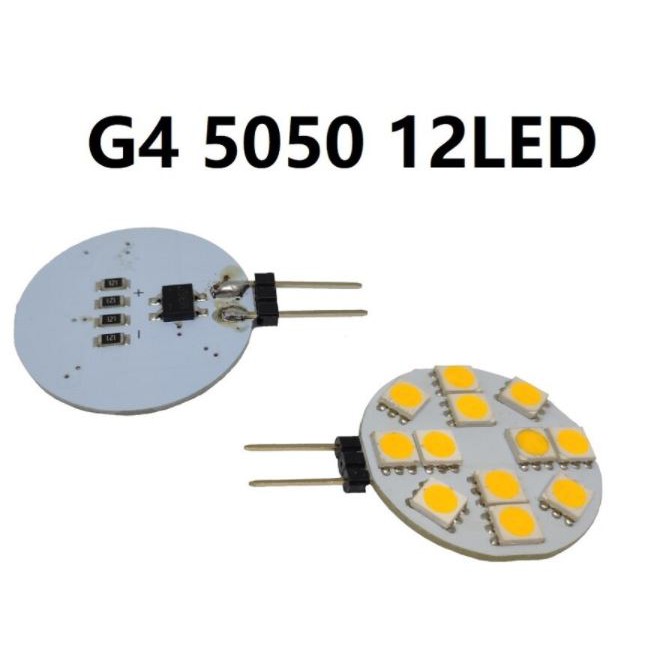 (G4-6-9-12-24led) 1 bóng đèn led G4 12v