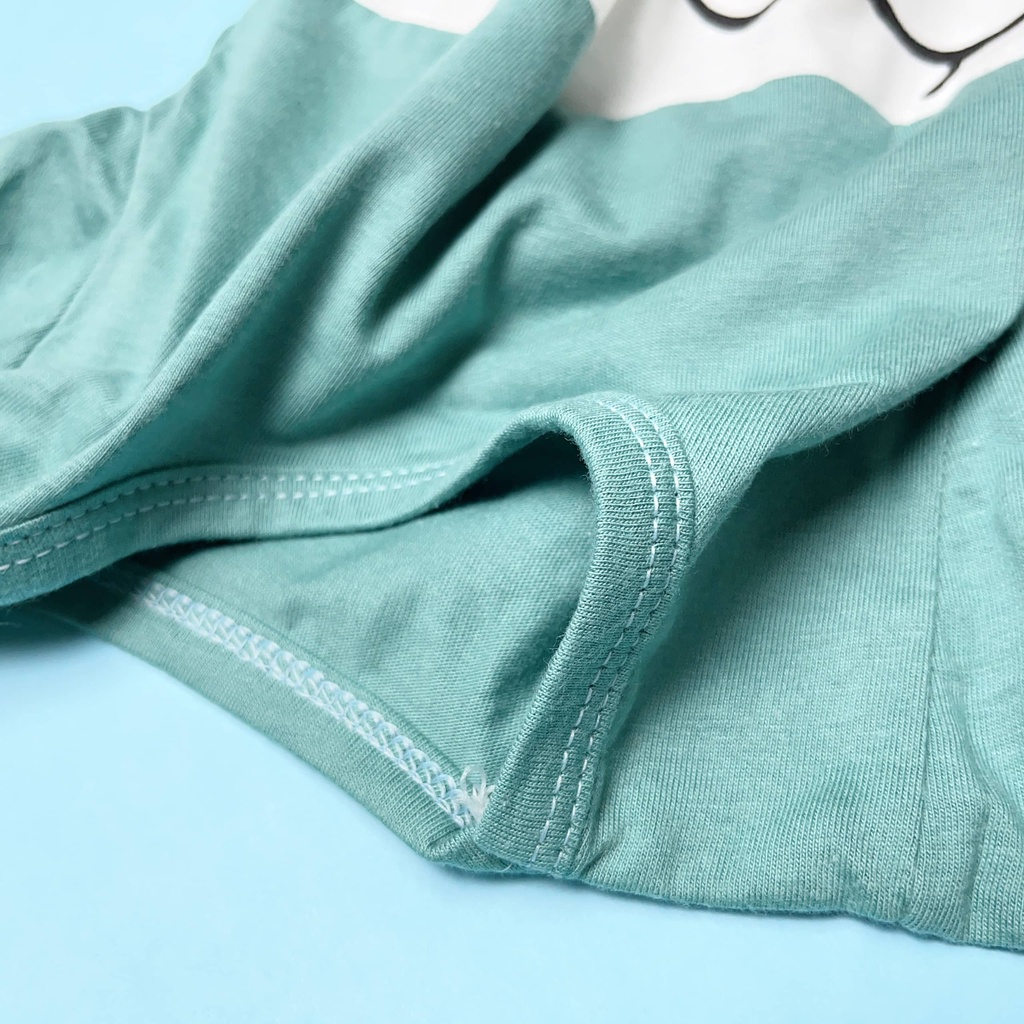 Đồ bộ bé trai thun cotton co giãn bốn chiều in hoạ tiết dễ thương , bộ quần áo trẻ em bé trai size 8-18kg