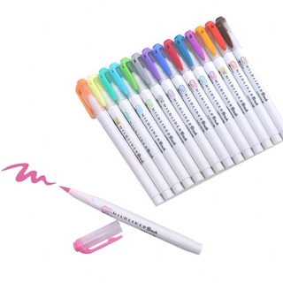 Bút 2 đầu Zebra Mildliner Brush Pen (cây lẻ)