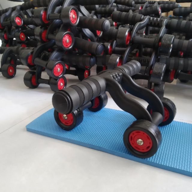 [LOẠI XỊN] Con lăn tập bụng 4 bánh