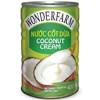 nước cốt dừa wonderfarm thùng 24 lon 400ml