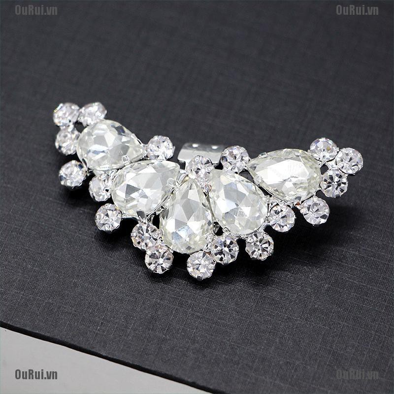 Bộ 2 Ghim Cài Giày Đính Ngọc Trai Nhân Tạo Bằng Kim Loại Xinh Xắn