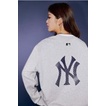 Áo Sweater tay dài MLB Xám