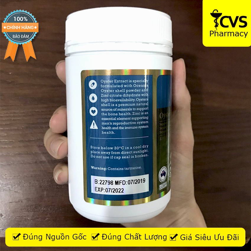 Viên uống tinh chất hàu VITATREE OYSTER EXTRACT - cải thiện vấn đề sinh lý nam giới (90 viên)