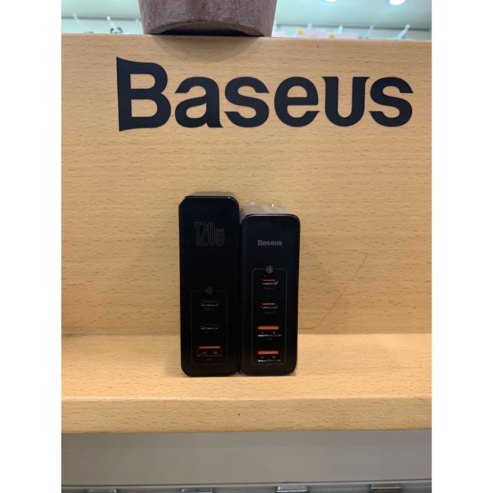 Củ sạc nhanh Baseus GaN Pro 2C1U 120W PD cho Smartphone/ Tablet/ Macbook