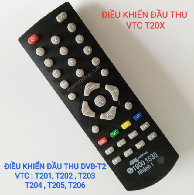 Điều khiển đầu thu VTC-T201