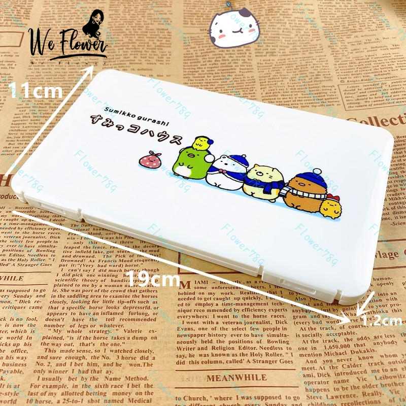 Hộp đựng khẩu trang bằng nhựa trắng 19x11 x 1.2cm