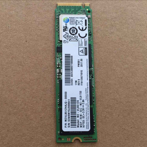 SSD M.2 PCIe NVMe Samsung PM981 512GB - bảo hành 3 năm | BigBuy360 - bigbuy360.vn