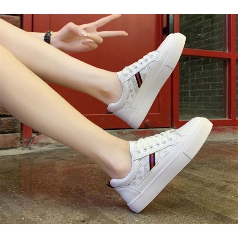 Giày thể thao nữ 💗 giày nữ dập chữ chìm hàng chuẩn quảng châu xịn