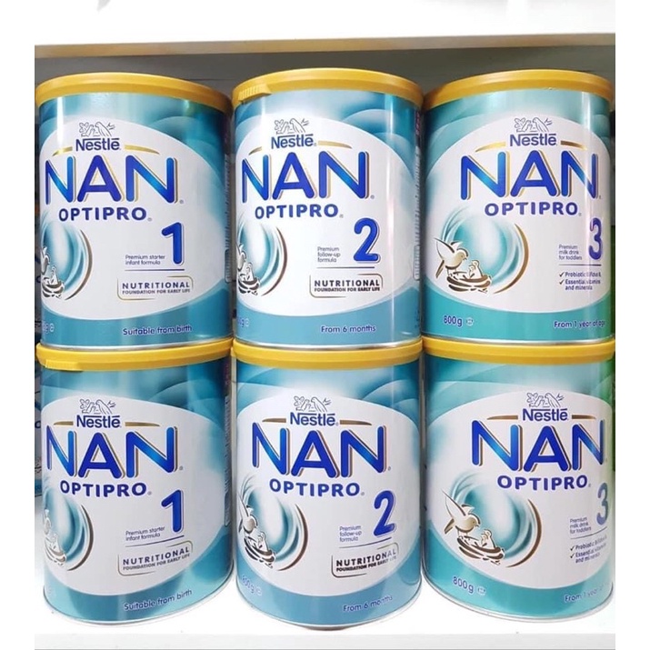 Sữa Nan Úc Optipro đủ số hộp 800g