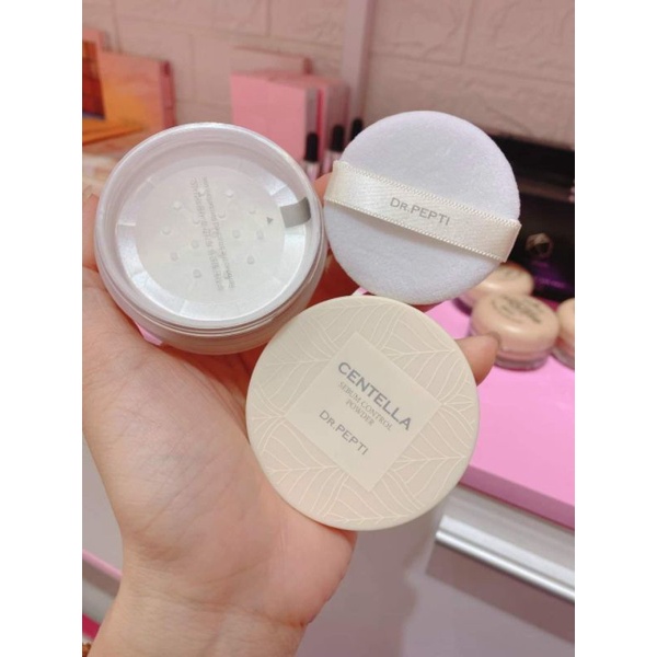 Phấn Phủ Kiềm Dầu Dr.Pepti Centella Sebum Control Powder 10g