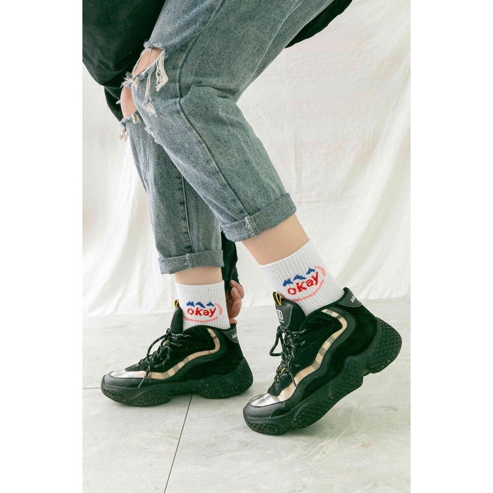Tất nữ cổ cao Amuada vớ nam cao cổ phong cách hàn quốc More Than Dope MT01