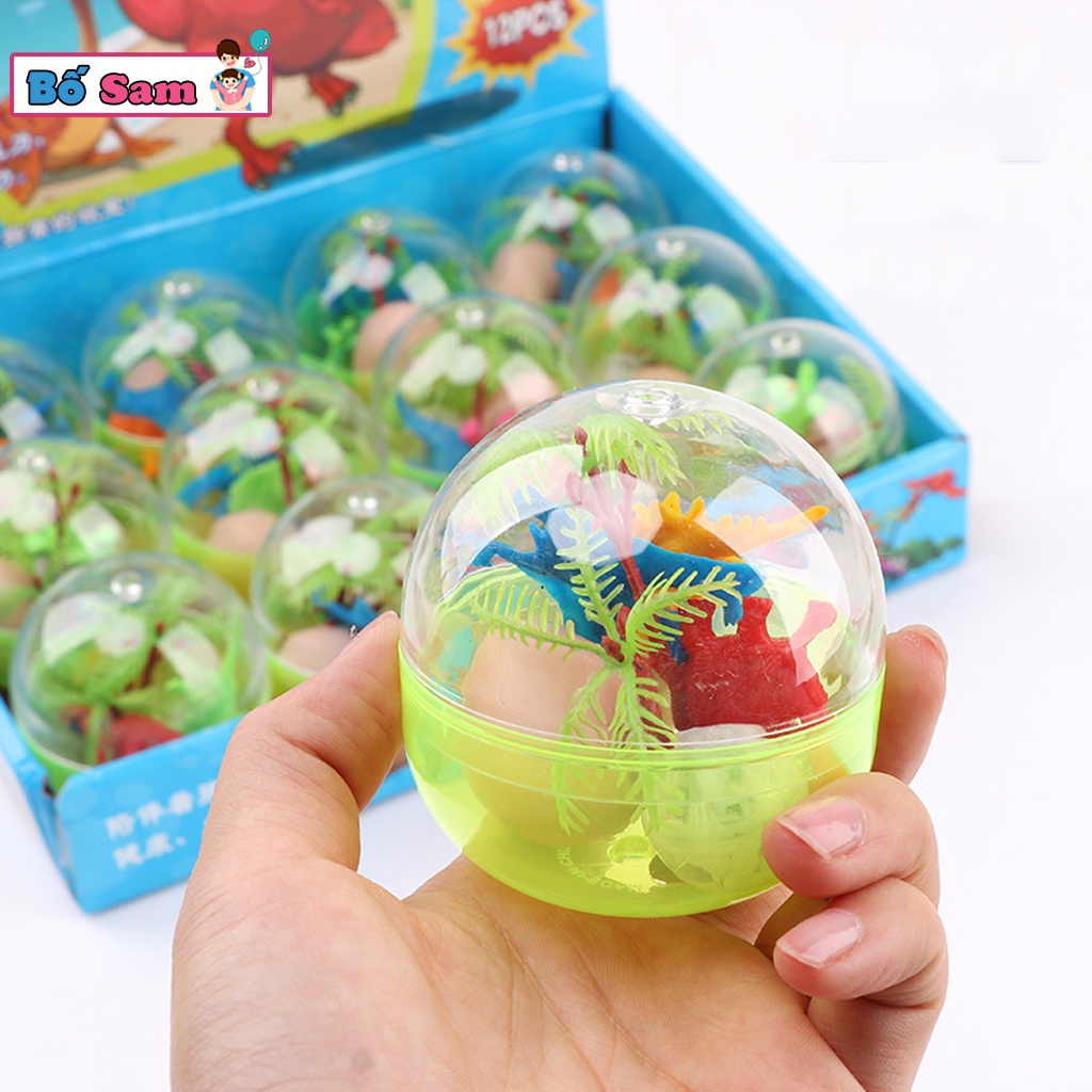 Trứng khủng long đồ chơi có đèn mô hình thông minh cho bé Shop Bố Sam