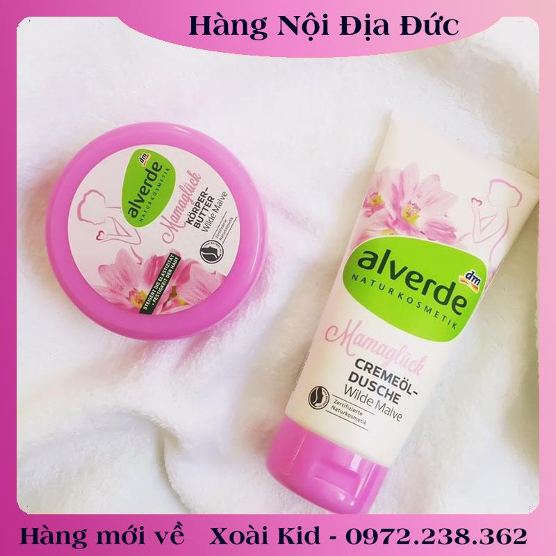 [auth] Sữa tắm và dưỡng thể Alverde Mama cho bà bầu và sau sinh của Đức [Hot]