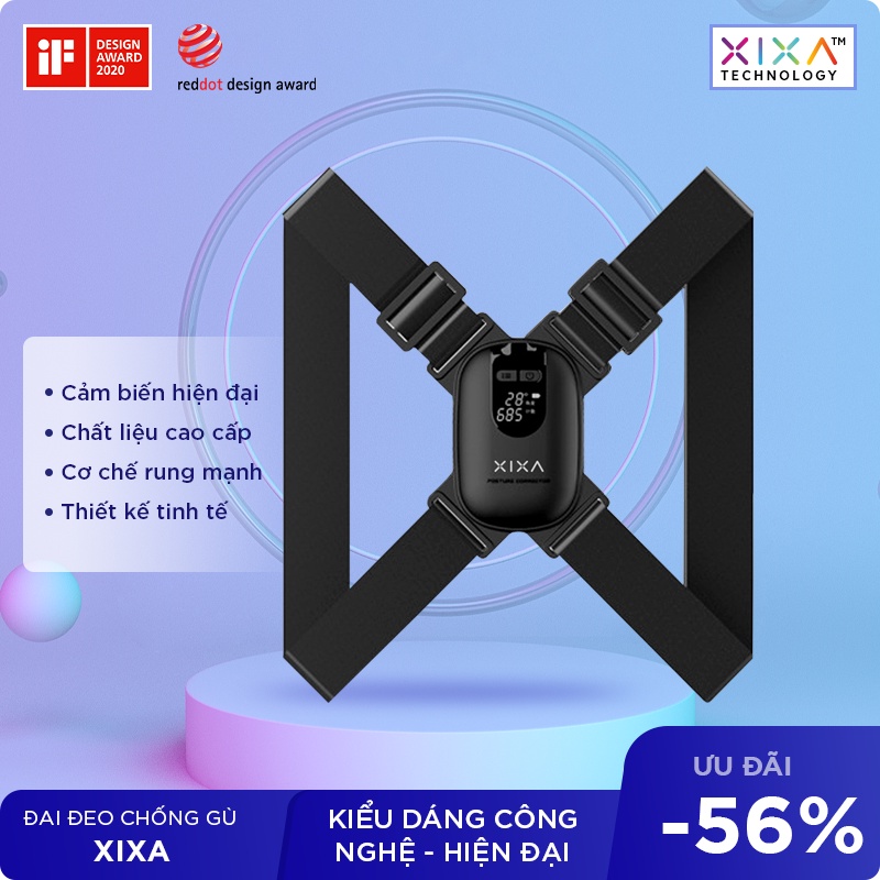 Đai Đeo Chống Gù Lưng XIXA Cảm Biến Hiện Đại, Thông Minh Thiết Kế Nhỏ Gọn Chất Liệu Cao Cấp