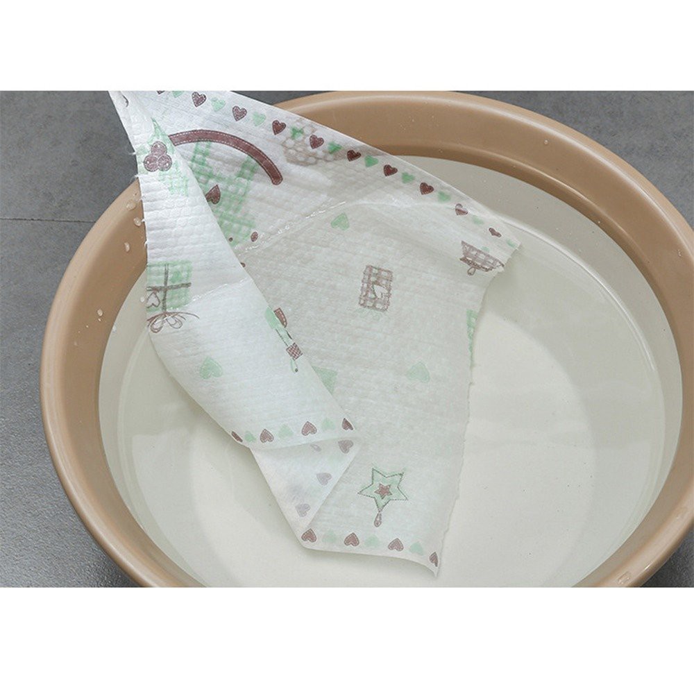[Tổng Kho Sỉ] Cuộn Giấy - Khăn Lau Chén Bát Đĩa Nhà Bếp Đa Năng - IN HÌNH CUTE - Siêu Dai Có Thể Giặt Lại Tái Sử Dụng