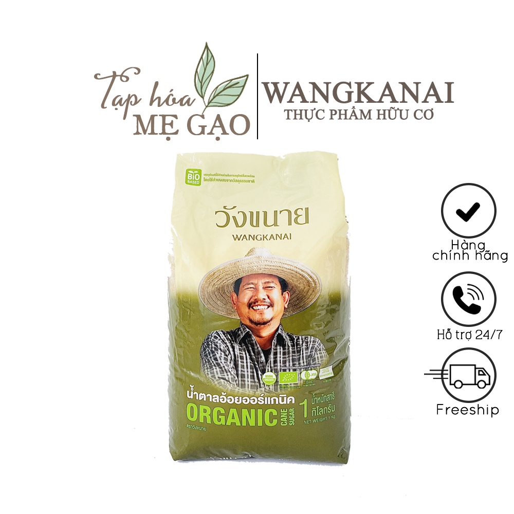 Đường Mía Hữu Cơ Thái Lan 1Kg, Đường Organic Nấu Ăn, Làm Bánh