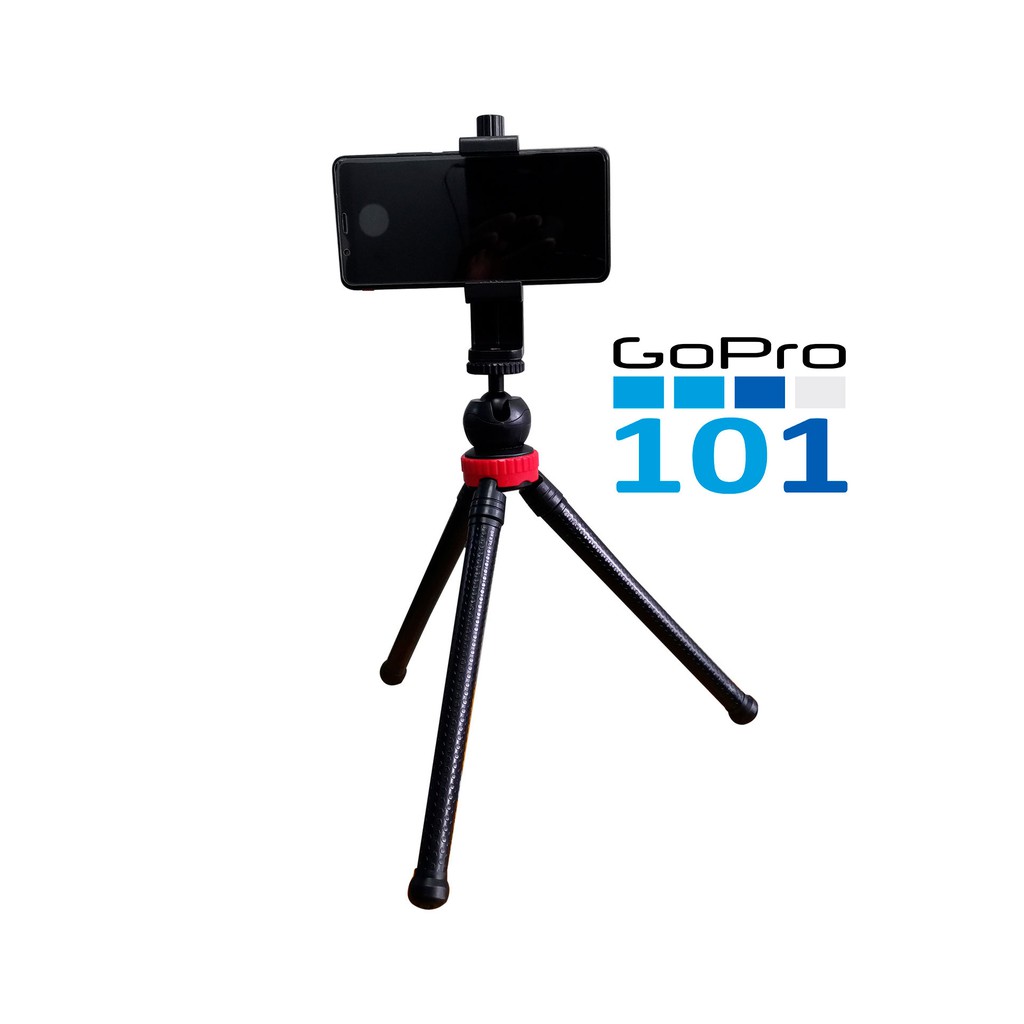 Kẹp điện thoại xoay ngang dọc chân vít 1/4 gắn lên Tripod - inoxnamkim - Gopro101