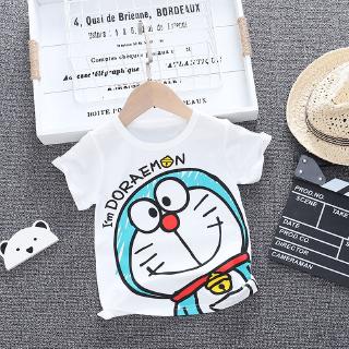 Áo Thun Tay Ngắn In Hình Hoạt Hình Dễ Thương Thời Trang Mùa Hè Cho Bé Trai