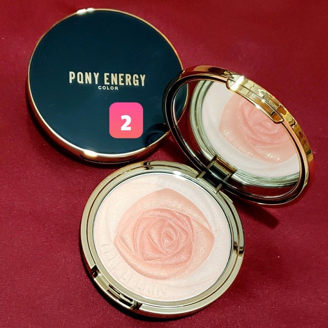 Phấn highlight bắt sáng Má hồng 2in1 Pony Energy Rainbow Rose