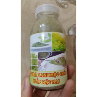 Bột trà xanh đấp mặt nạ 100%