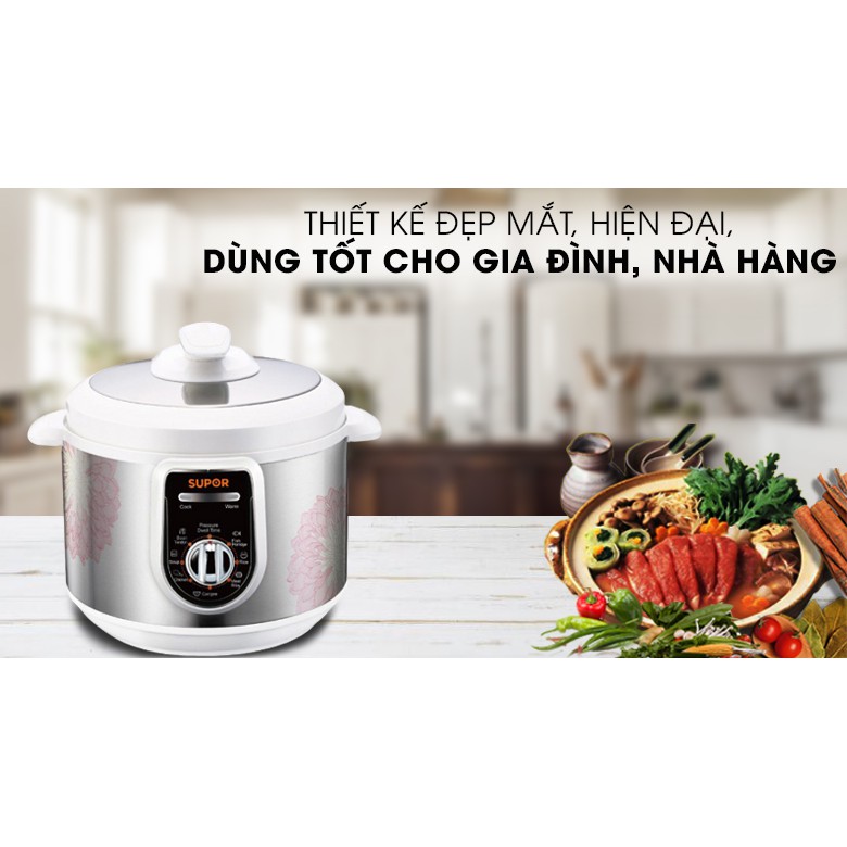 Nồi áp suất điện Supor SPC50YA310VN 5.0 lít