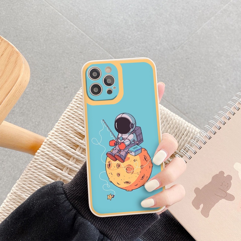 Ốp iphone - Ốp lưng iphone cạnh vuông Câu sao dành cho ip 6 đến 14promax - ng045
