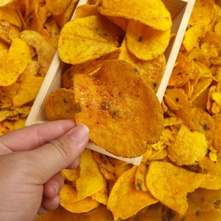 Khoai tây lát chiên mắm hành - túi 500gr