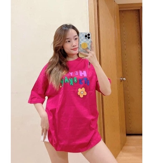 FREESIZE Áo phông thun thái nam nữ đều mặc được 06