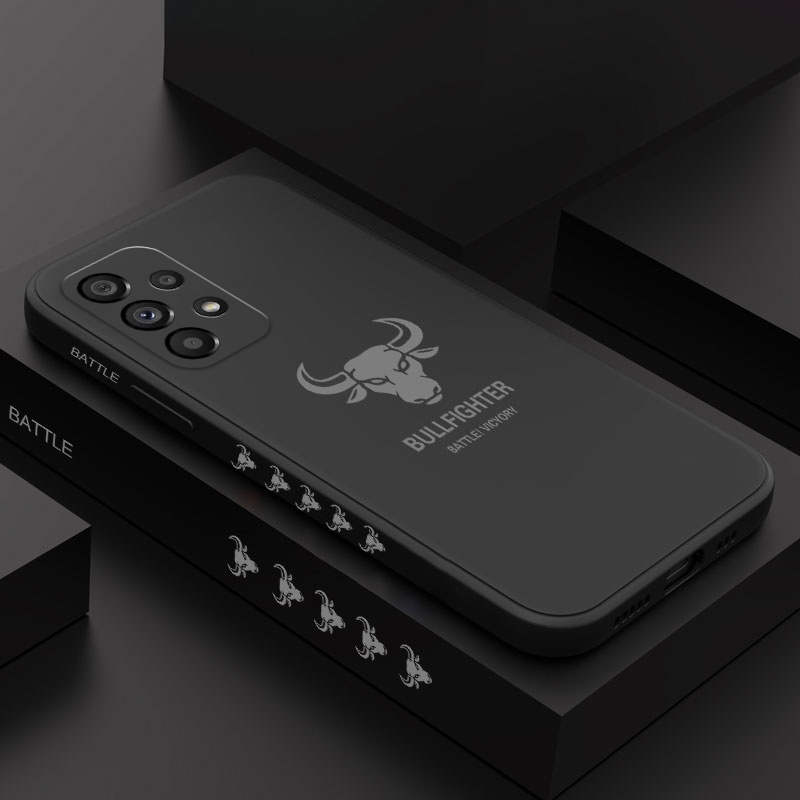 Ốp Điện Thoại Silicon Họa Tiết Bò Sữa Cho Samsung Galaxy A73 A53 A33 A23 5G