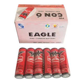 (Hộp 24 viên AA) Pin tiểu ( pin 2a ), Pin con ó Chính hãng Pinaco