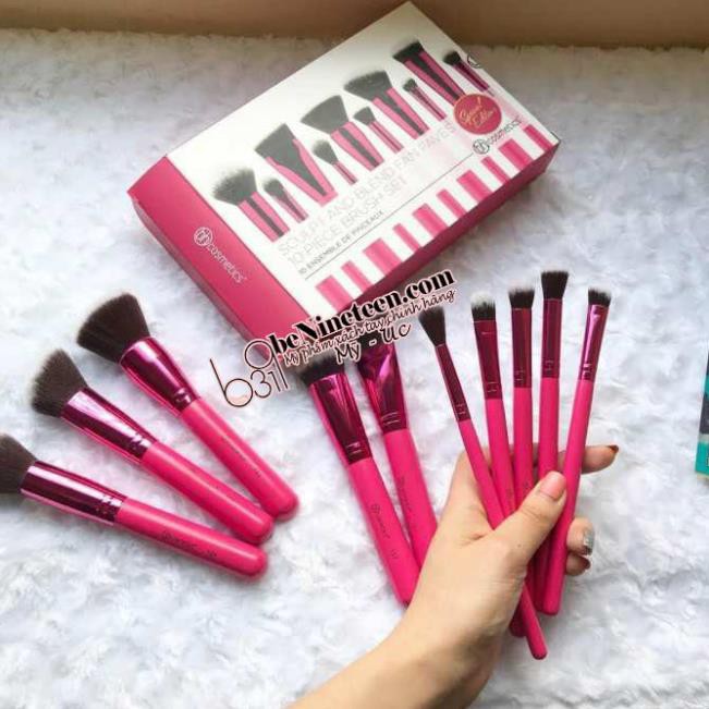 Bộ Cọ BH Cosmetics Sculpt And Blend – Fan Faves 10 Piece Brush Set