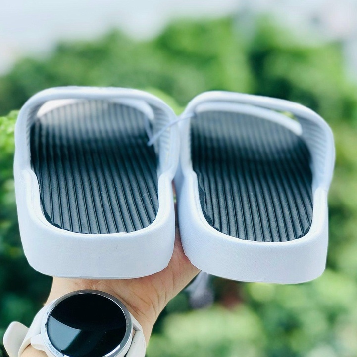 Dép Gấu ❤️FREESHIP + HỘP❤️ dép thể thao quai ngang nam nữ đế độn 4cm có tem mác, bao bì đầy đủ, dép đi mưa