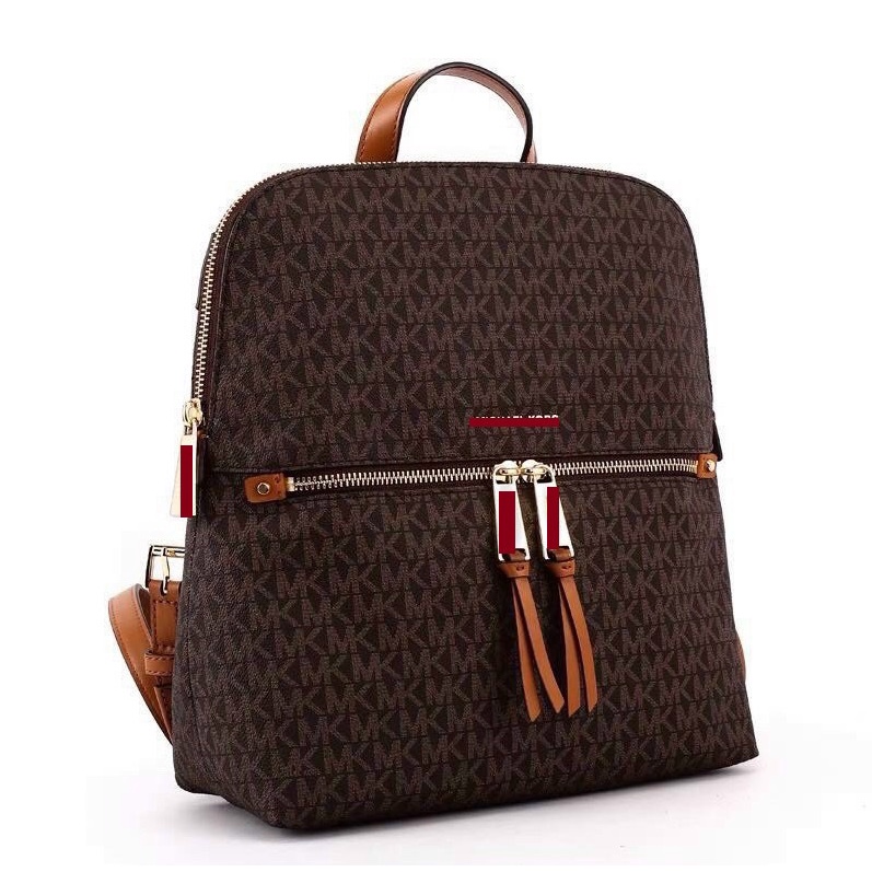 Ba lô M.K da lỳ màu nâu size 27cm