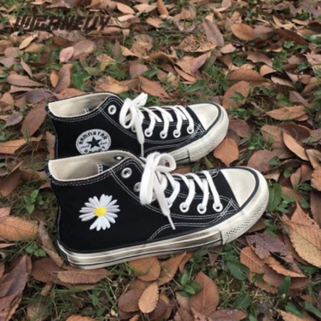 Giày cổ cao hoa cúc đế bẩn | BigBuy360 - bigbuy360.vn