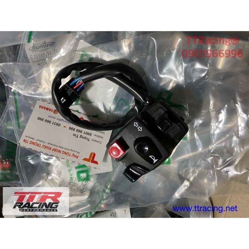 Cùm công tắc Domino câu sẵn cho Suzuki Satria Raider Fi