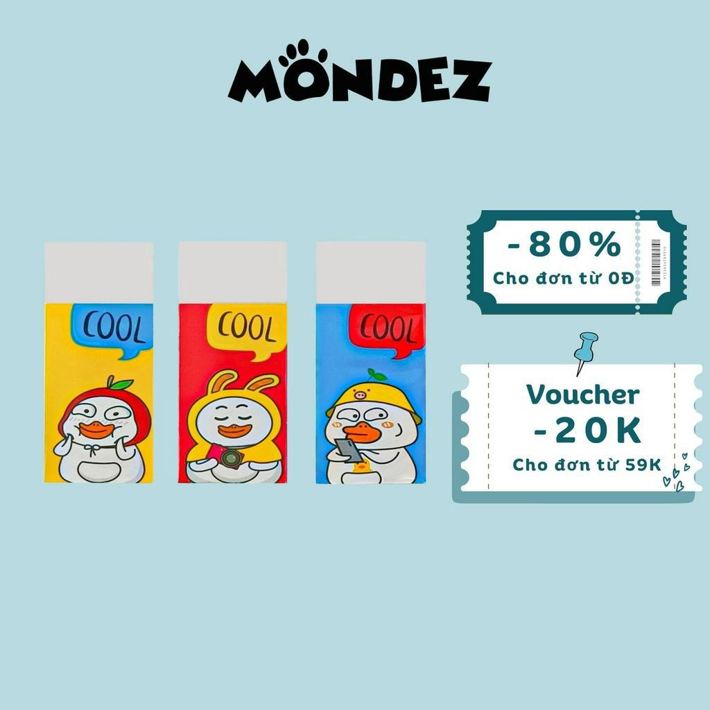 Combo 3 Chiếc Gôm Tẩy MONDEZ Giúp Làm Sạch Các Vết Chì Đen Một Cách Nhanh Chóng, Tiện Lợi, An Toàn Cho Bé M20001