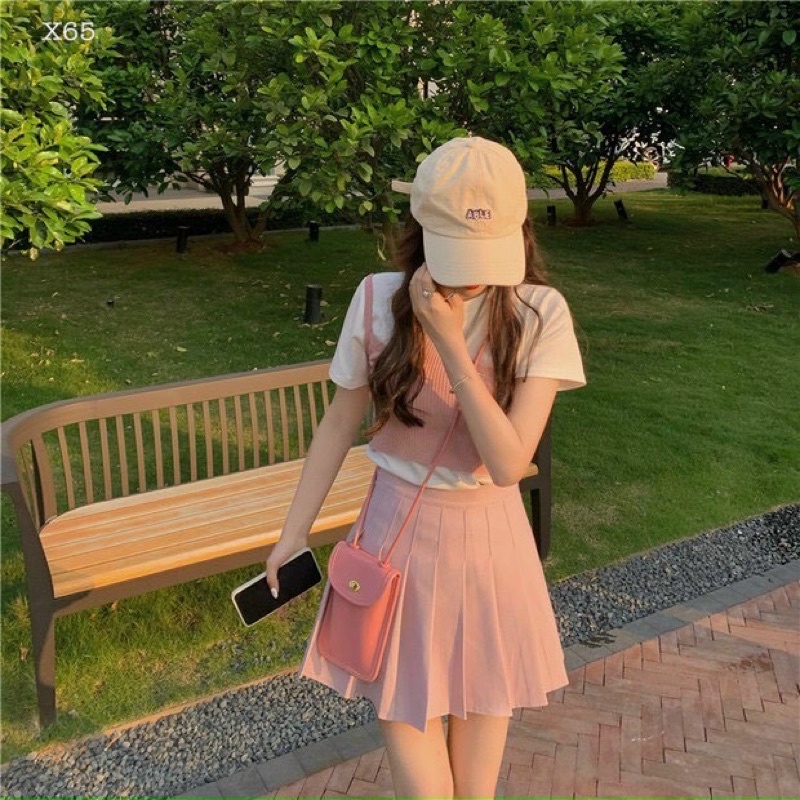 SET BA MÓN CHÂN VÁY PLI