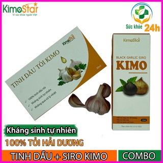 COMBO Siro và Tinh dầu tỏi đen Kimo