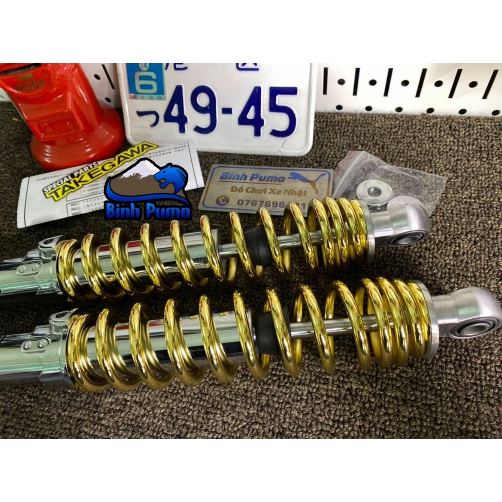 Phuộc TAKEGAWA Size 330 Màu Vàng Xi Gold