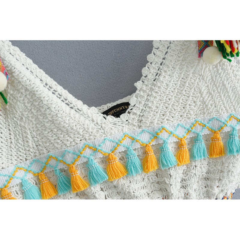 ÁO BOHEMIAN 2 DÂY LEN ĐAN