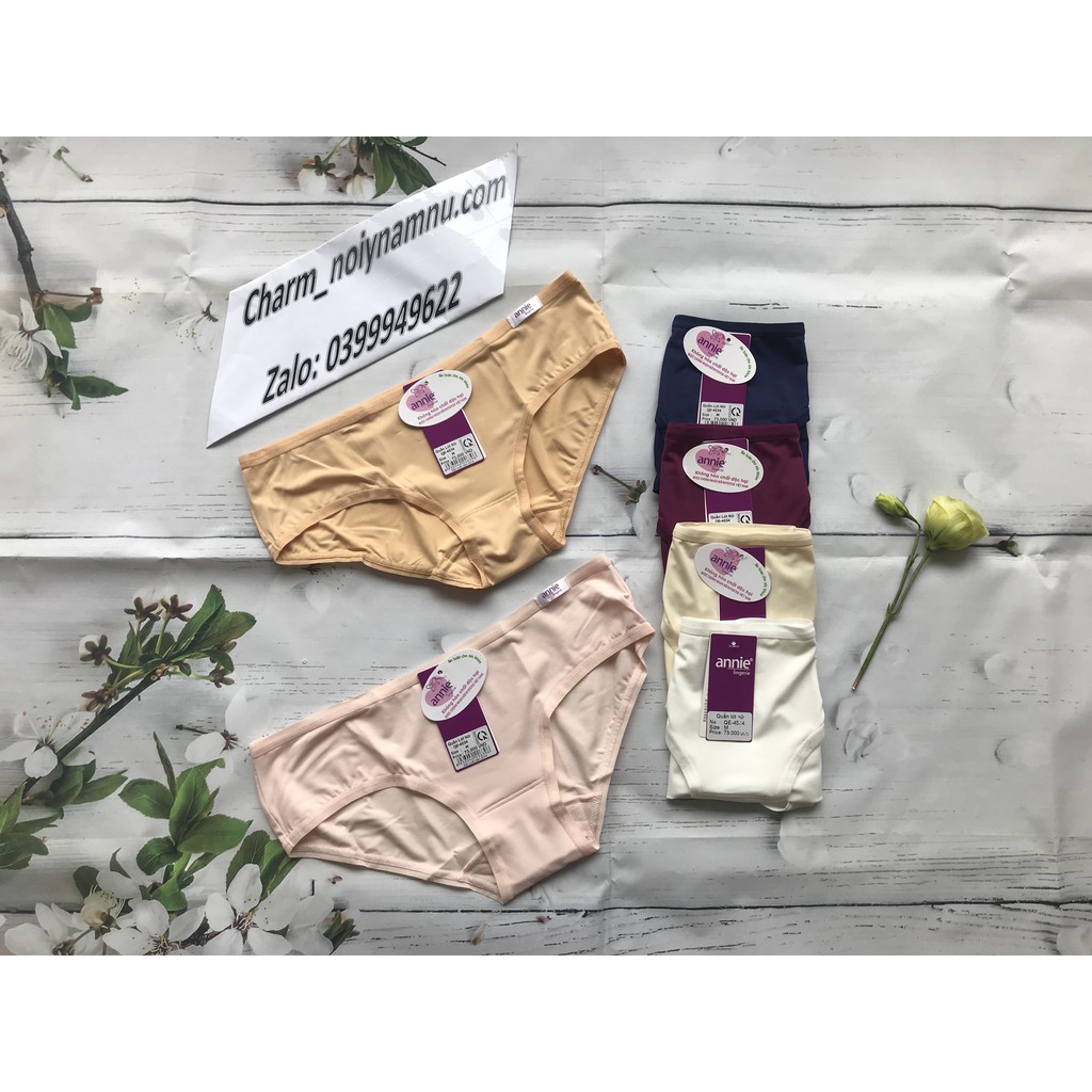 Quần lót nữ annie QE4534 thun lạnh mịn mát, hạn chế vết hằn