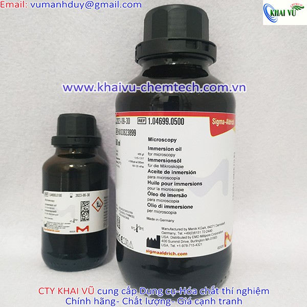 [HÀNG ĐỨC] Dầu soi kính hiển vi - Merck (Chai 100ml - 500ml)